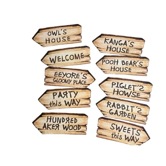 Winnie the Pooh 42 piece Baby Shower Wall decorations - Picture 2 of 6